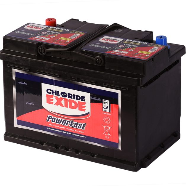 Chloride Exide DIN 75 MF battery